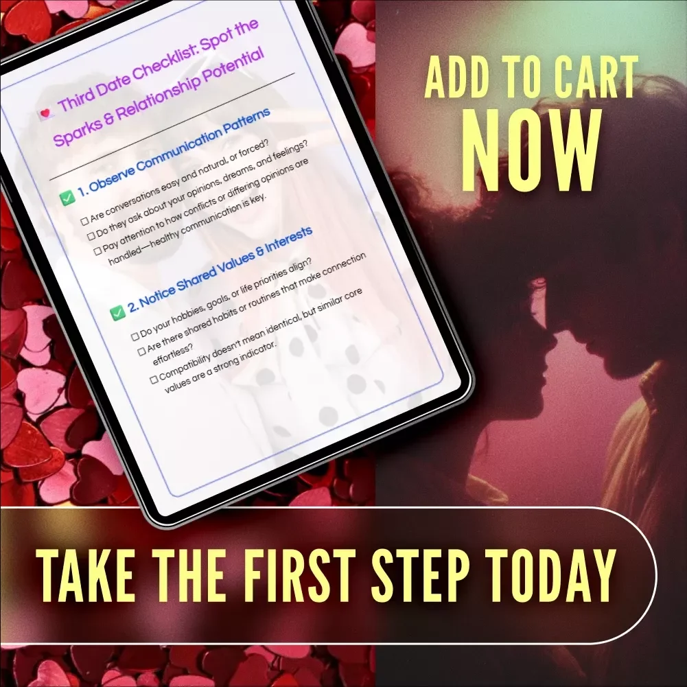 Third Date Checklist: Spot the Sparks & Relationship Potential - eBook Guide for Finding True Connection