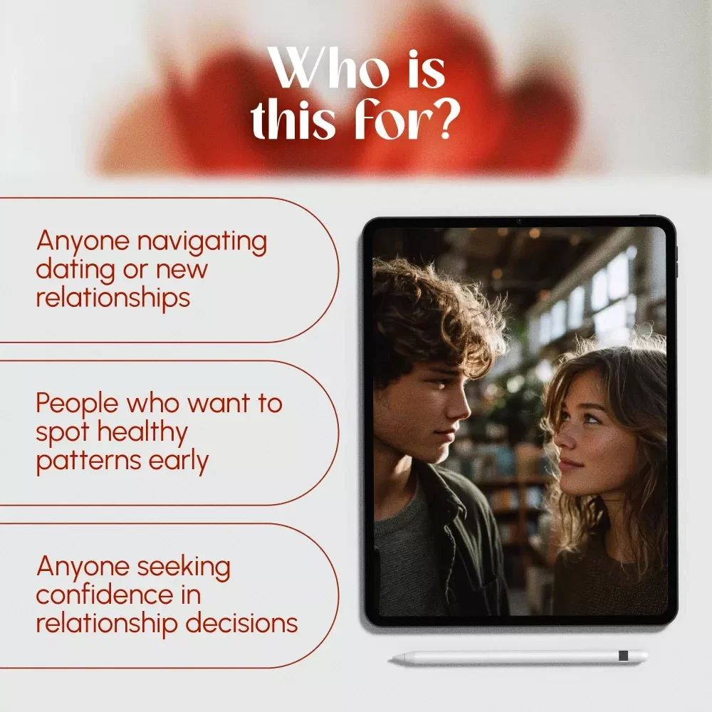 Spot the Spark: Reading Green Flags Early | Practical Guide to Reading Green Flags in Dating & Relationships | Digital Download eBook & Checklist