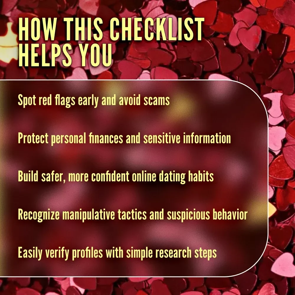 Your Quick Checklist to Spot Catfishing & Dating Scams - A Fast & Easy Guide to Protect Your Heart Online