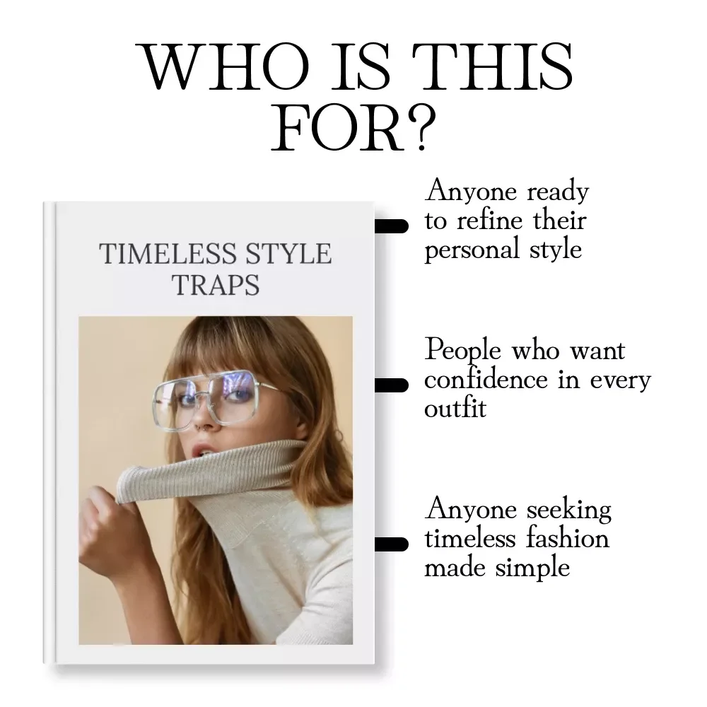 Timeless Style Traps | Ebook on Universal Style Mistakes to Avoid at Any Age | Digital Download Fashion Guide