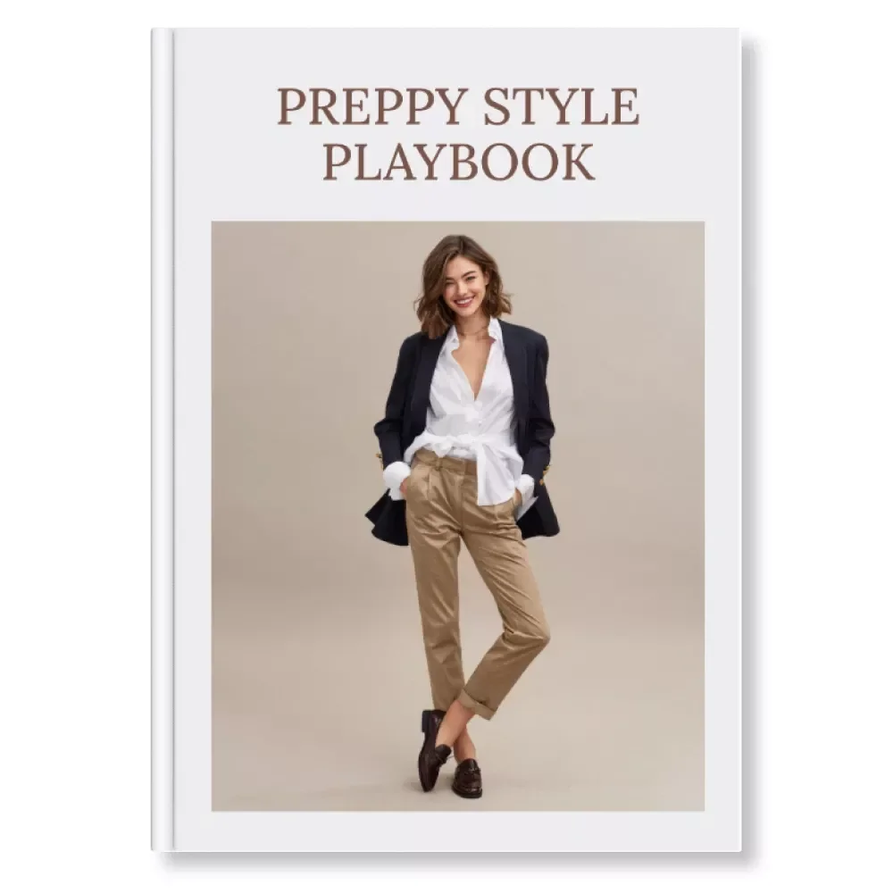 Preppy Style Playbook | Classic Preppy Wardrobe Essentials eBook | Digital Download Guide for Timeless Ivy League Fashion