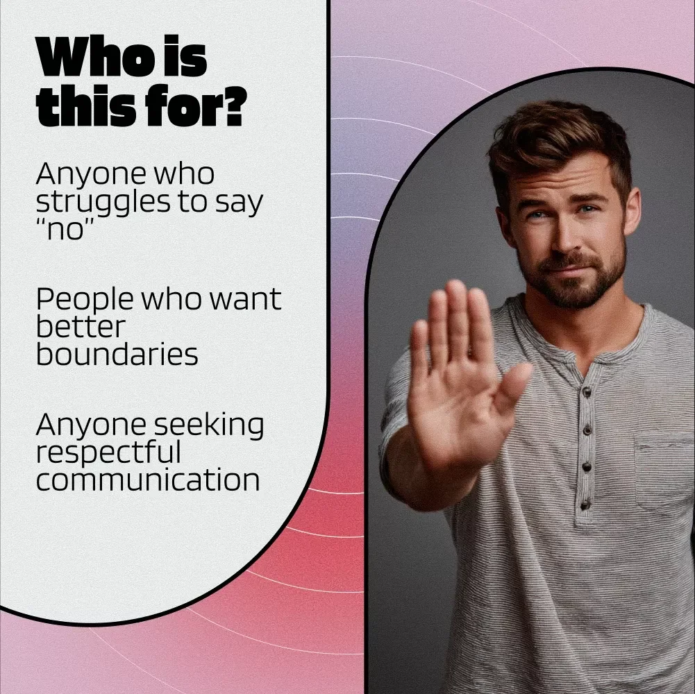 How to Say ‘No’ Kindly but Firmly Without Guilt | Digital Guide for Setting Boundaries, Assertiveness & Self-Care | Learn How to Say “No” Kindly but Firmly with Confidence