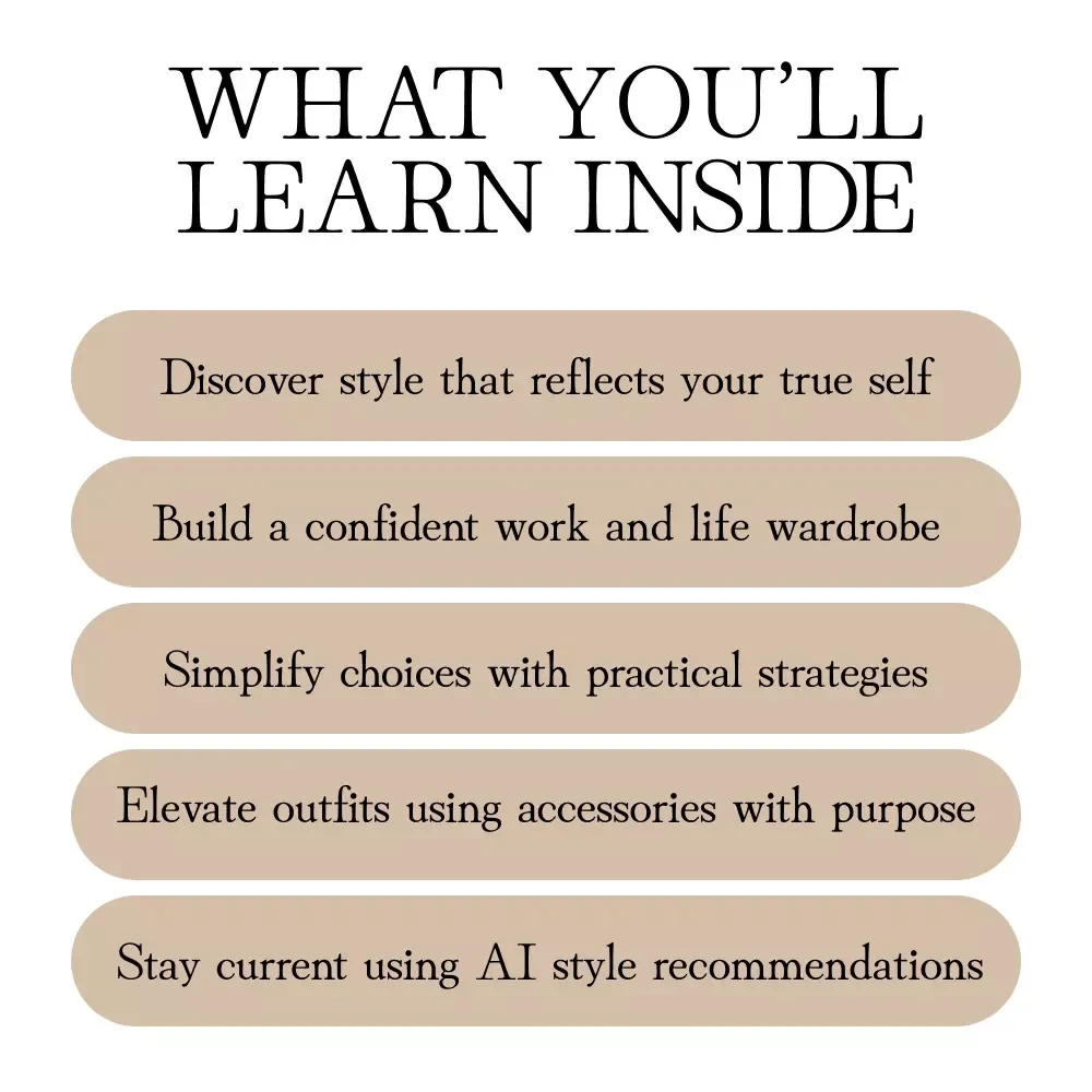 Signature Style Unlocked | eBook Guide on How to Find Your Signature Style for Work and Life | Personal Style, Wardrobe Confidence, AI Tools