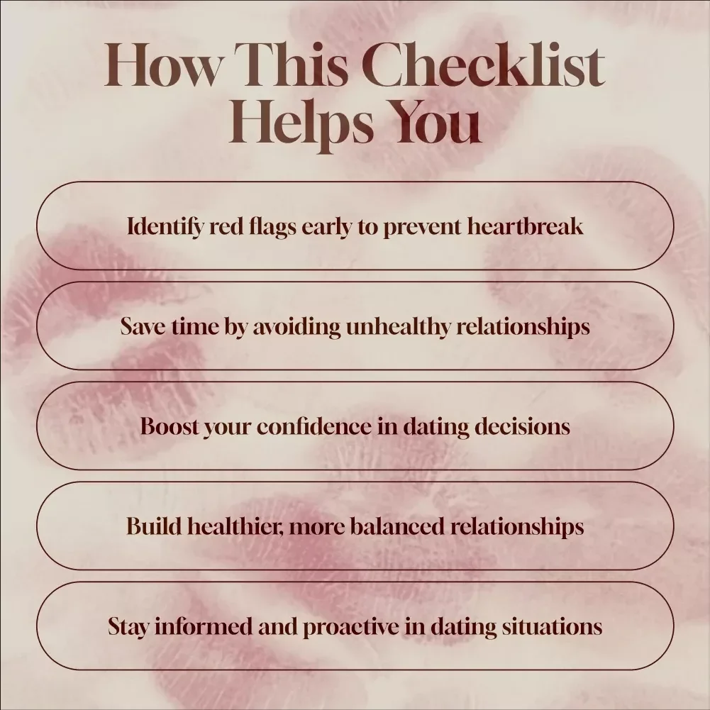 The Ultimate “Stop, Wait, What?!” Dating Red Flags Checklist: Spot the Red Flags Early in Your Relationship