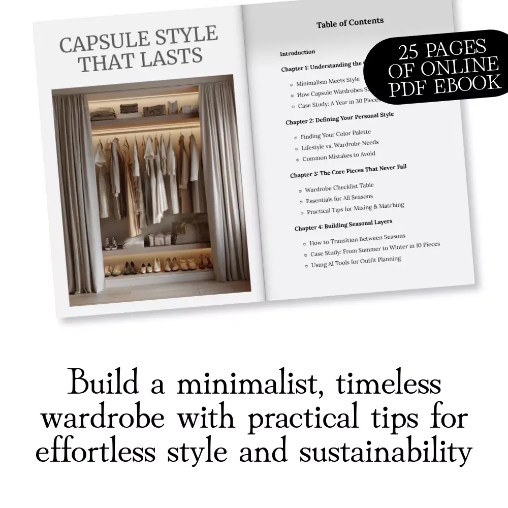 Capsule Style That Lasts: How to Build a Capsule Wardrobe That Lasts - eBook Guide