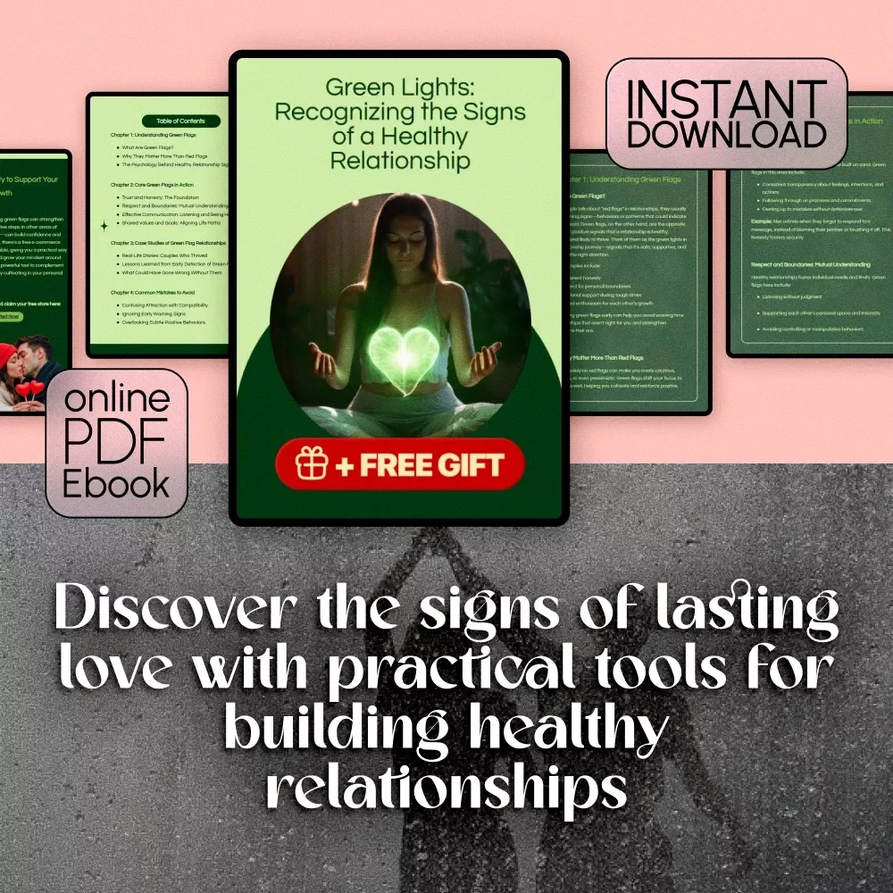 Green Lights: Recognizing the Signs of a Healthy Relationship | eBook Guide to Green Flags in a Relationship, Digital Download for Couples, Dating, and Self-Reflection