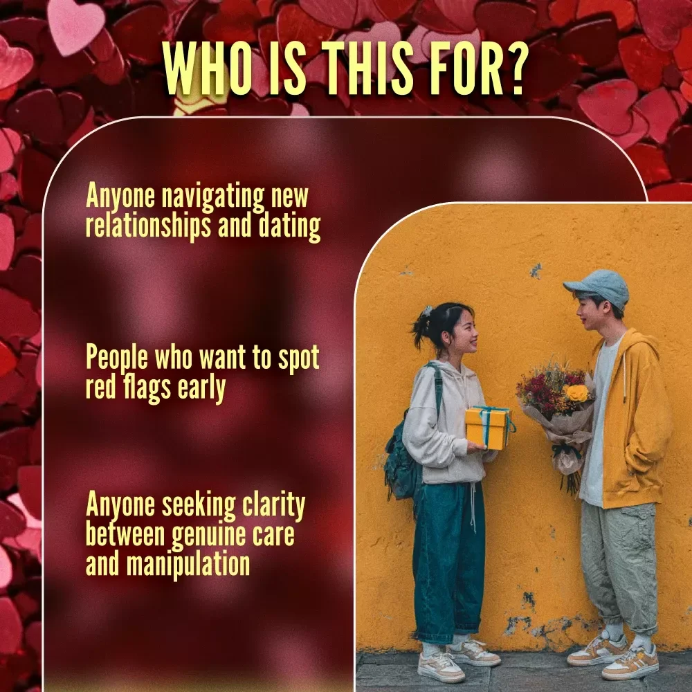 The Reality Check Checklist for Love-Bombing vs Genuine Interest | Digital Download Guide | How to Spot Love-Bombing vs Genuine Interest Printable Checklist