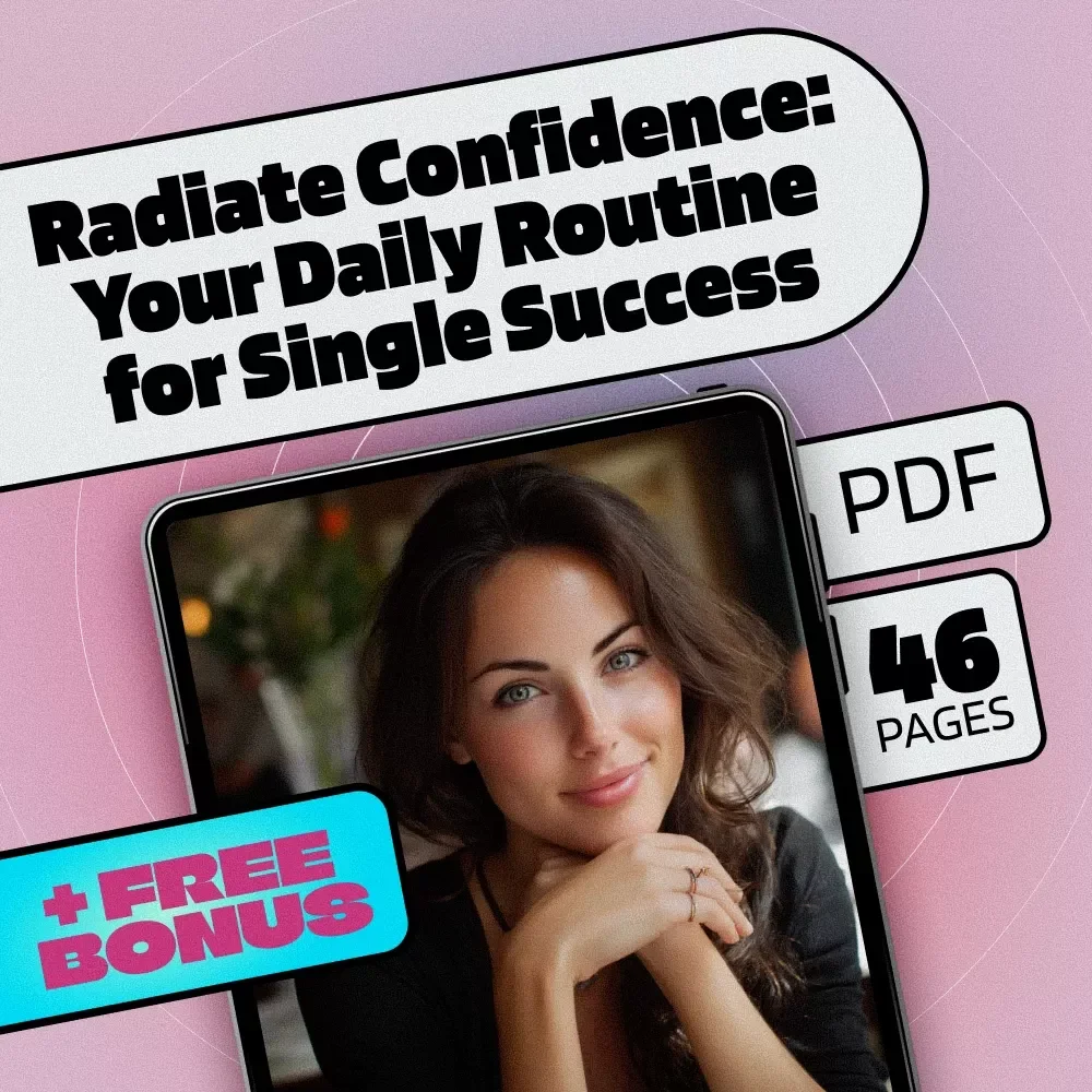 Radiate Confidence: Your Daily Routine for Single Success | Self-Growth eBook for Singles | Daily Confidence Routine for Singles | Digital Download Guide