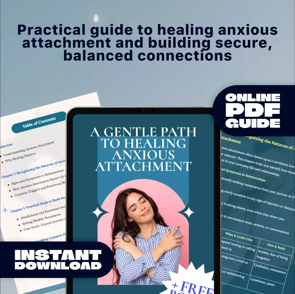 A Gentle Path to Healing Anxious Attachment | How to Heal an Anxious Attachment Style | Digital Guide & Self-Help eBook for Secure Relationships