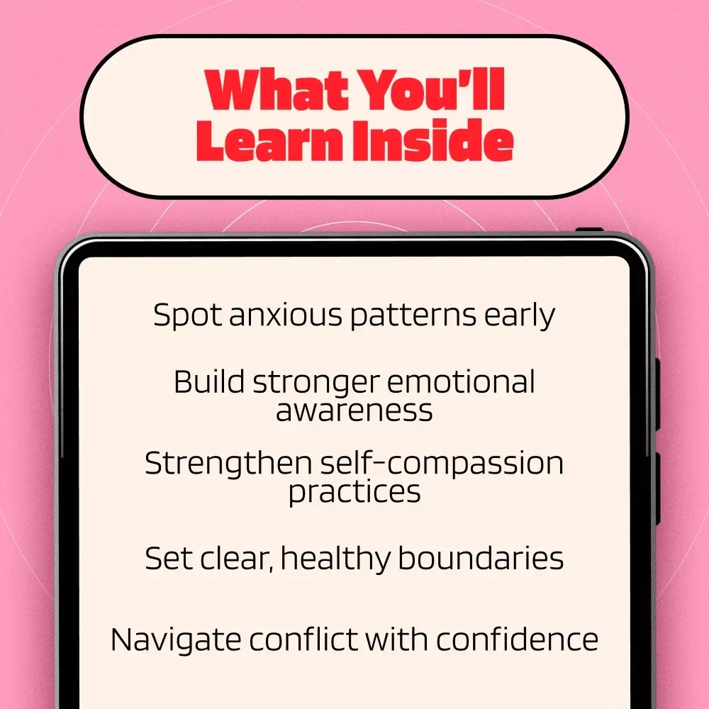 Breaking Free from Anxious Attachment Guide | Digital Download | eBook for Healing & Relationships | How to Fix Anxious Attachment Style