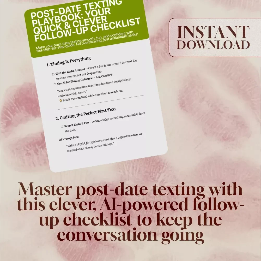 Post-Date Texting Playbook: Your Quick & Clever Follow-Up Checklist - Post-Date Follow-Up Hacks