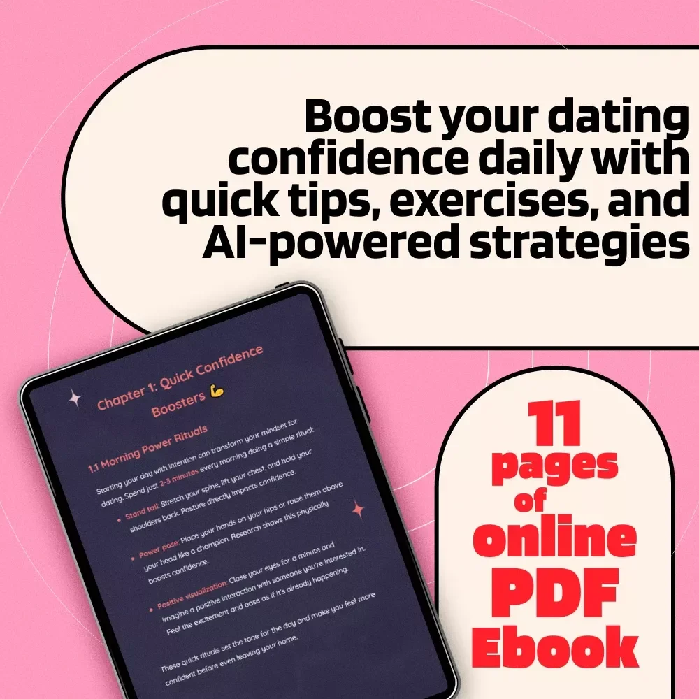 Build Dating Confidence in 10 Minutes a Day | Digital Guide for Quick Confidence Boosters, Overcoming Dating Fears & AI-Powered Prompts | How to Build Dating Confidence in 10 Minutes a Day