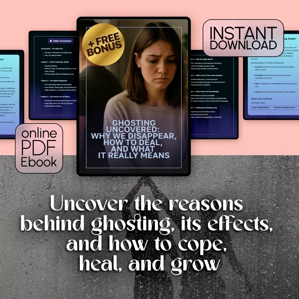 Ghosting Uncovered: Why We Disappear, How to Deal, and What It Really Means - eBook Guide