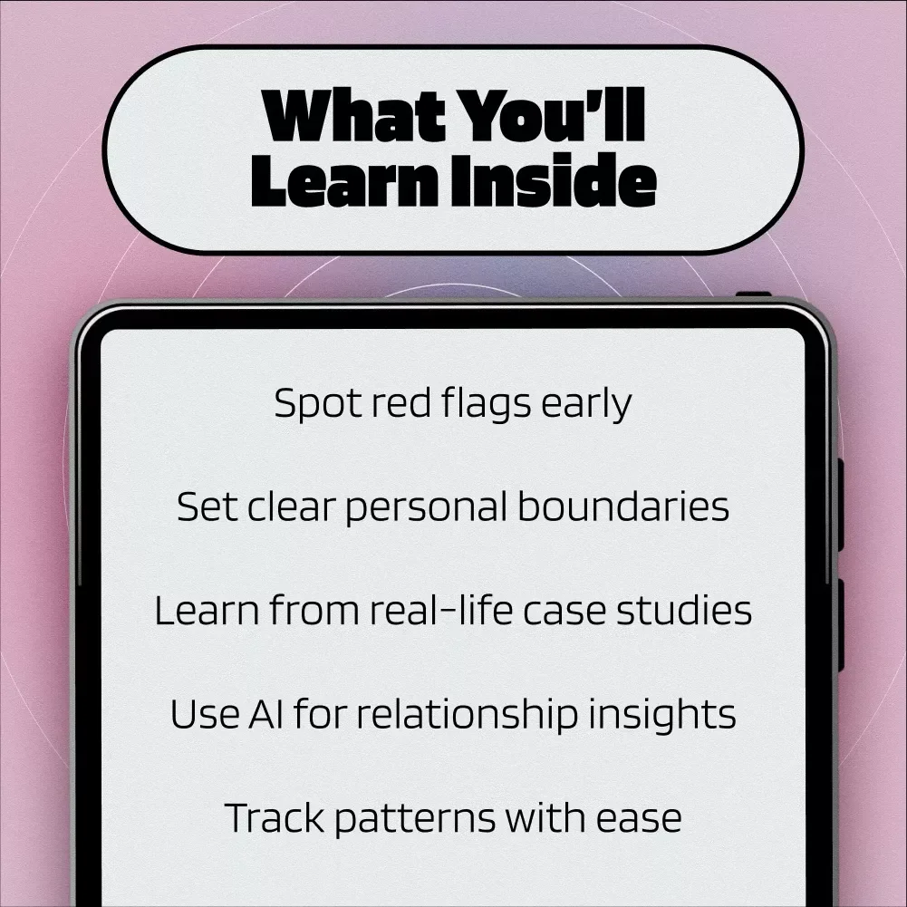 Spotting the Red Flags: Your Interactive Relationship Guide eBook | Relationship Red Flags Worksheet