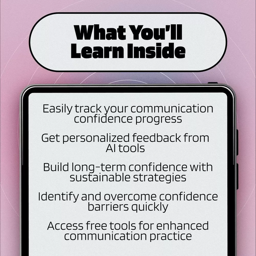 Communication Confidence Tracker with AI Feedback: Digital Guide for Building Confidence in Communication