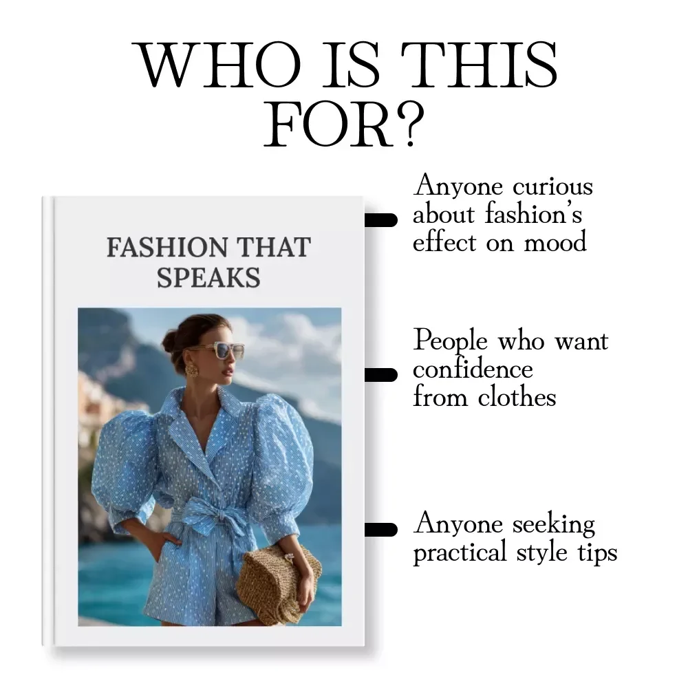 Fashion That Speaks | Ebook on Fashion Psychology: Dress to Influence Mood, Confidence & Style