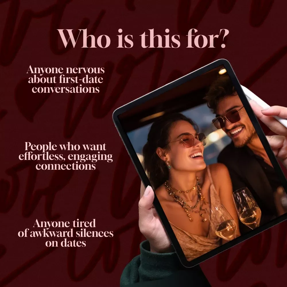 First Date Conversation Mastery Checklist: No Awkward Silences Guaranteed | Digital Download | What to Talk About on a First Date (No Awkward Silences) | Printable Dating Guide & Conversation Starters