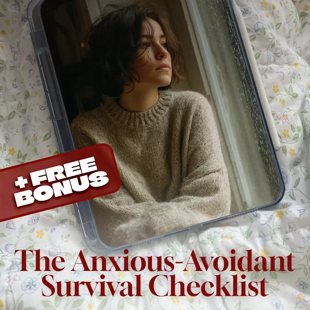 The Anxious-Avoidant Survival Checklist | Digital Download for Healing Anxious Avoidant Attachment Style | Self-Help Relationship Guide & Printable Resource