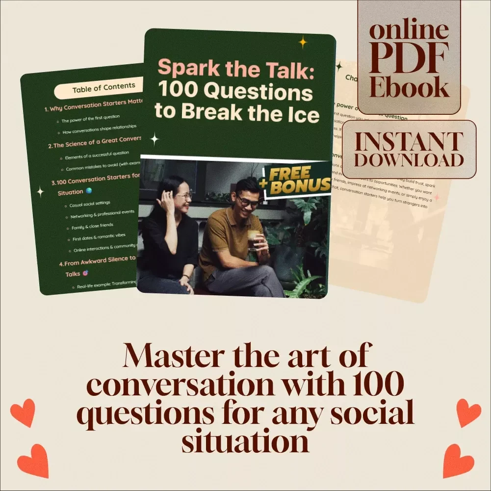 Spark the Talk: 100 Questions to Break the Ice - Conversation Starter Bank eBook