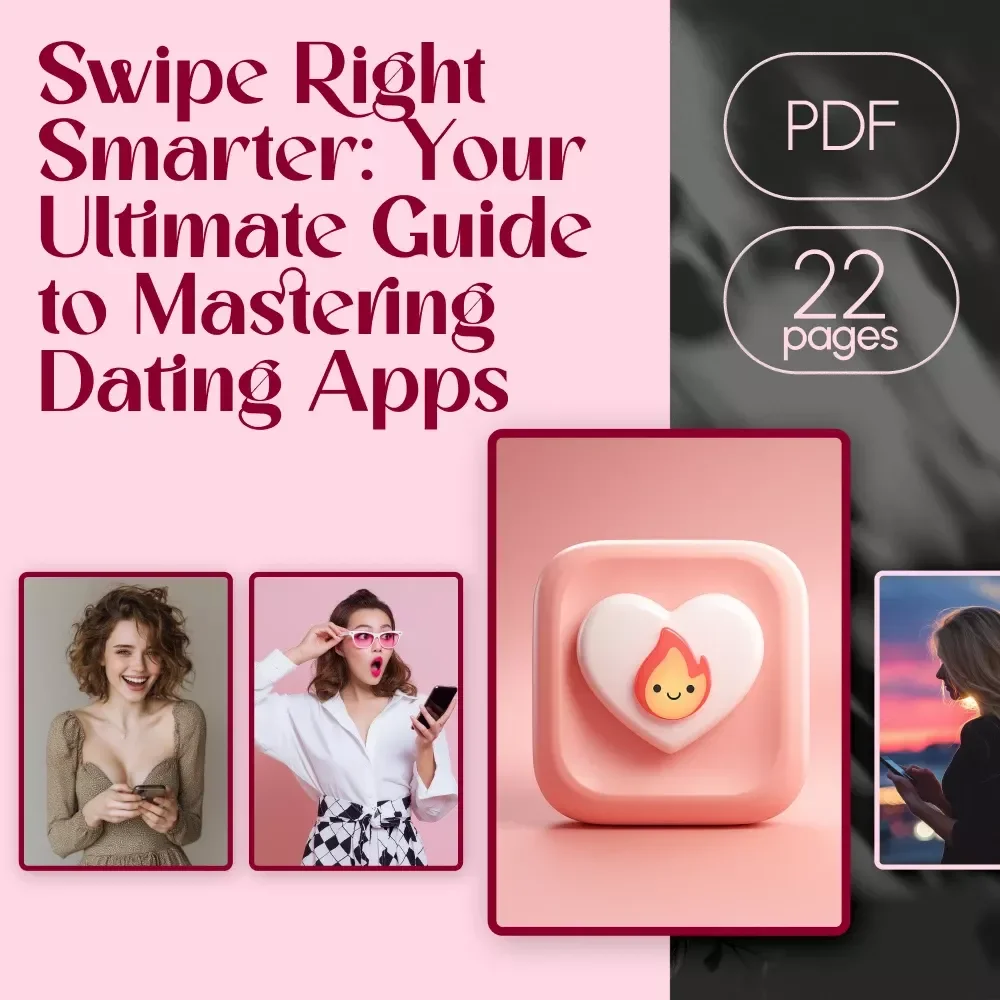 Swipe Right Smarter: Your Ultimate Guide to Mastering Dating Apps | Digital eBook for Dating App Tips, Online Dating Success & Profile Optimization