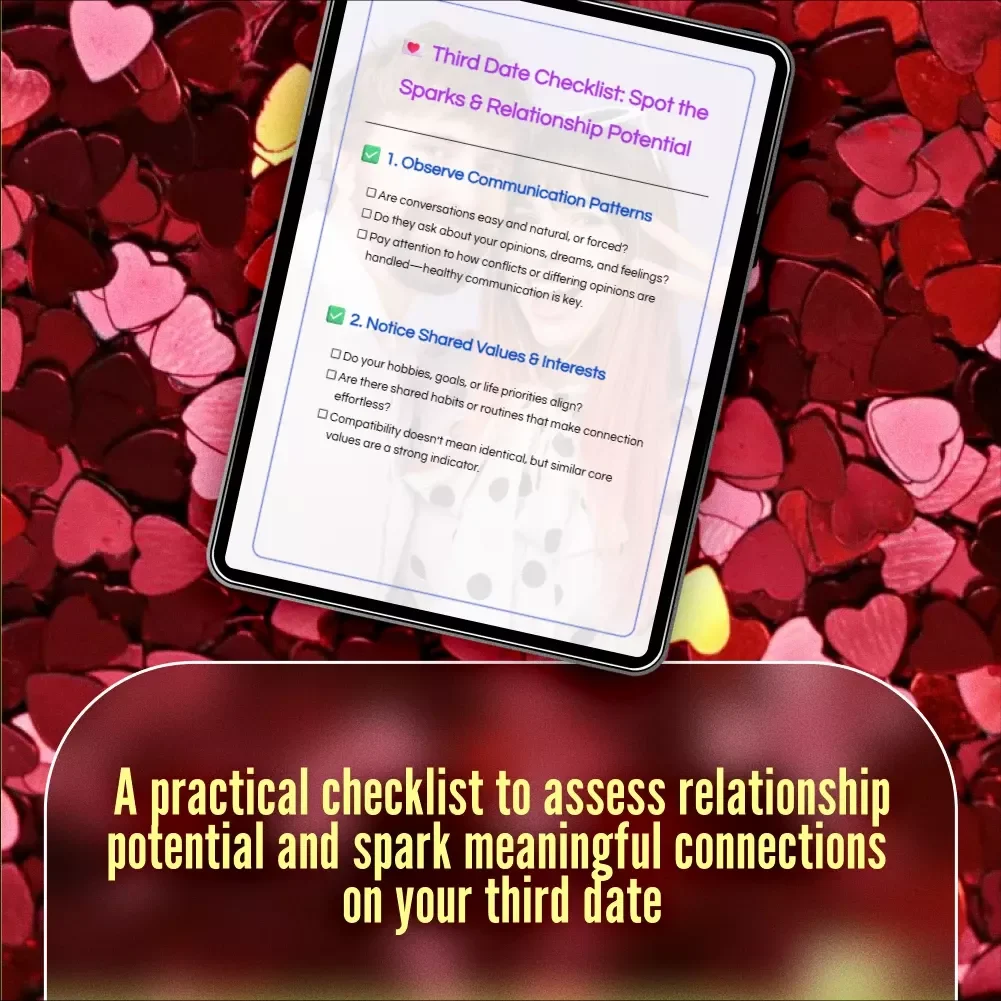 Third Date Checklist: Spot the Sparks & Relationship Potential - eBook Guide for Finding True Connection