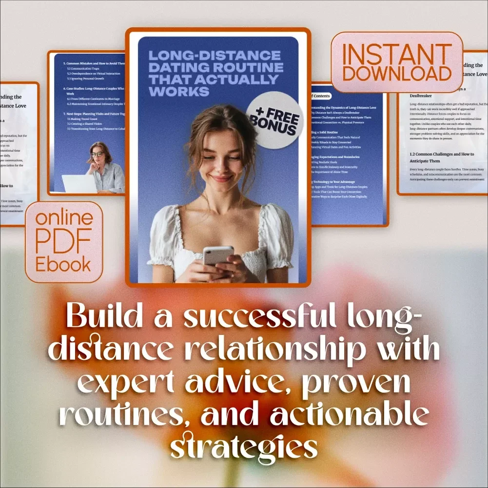 Long-Distance Dating Routine That Actually Works - eBook Guide for Building Strong, Healthy Relationships from Afar