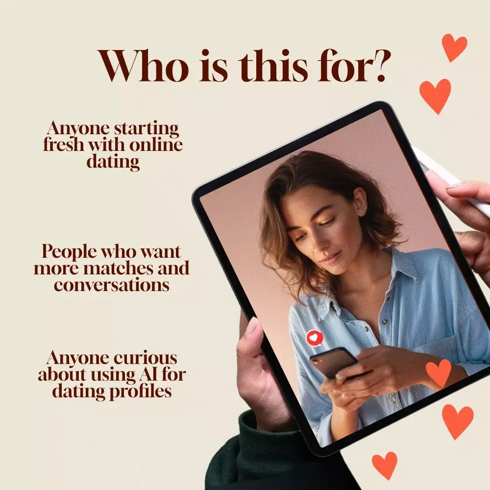 Crafting a Dating Profile That Truly Shines | How to Write a Dating Profile Guide | Digital Download eBook & Checklist for Singles