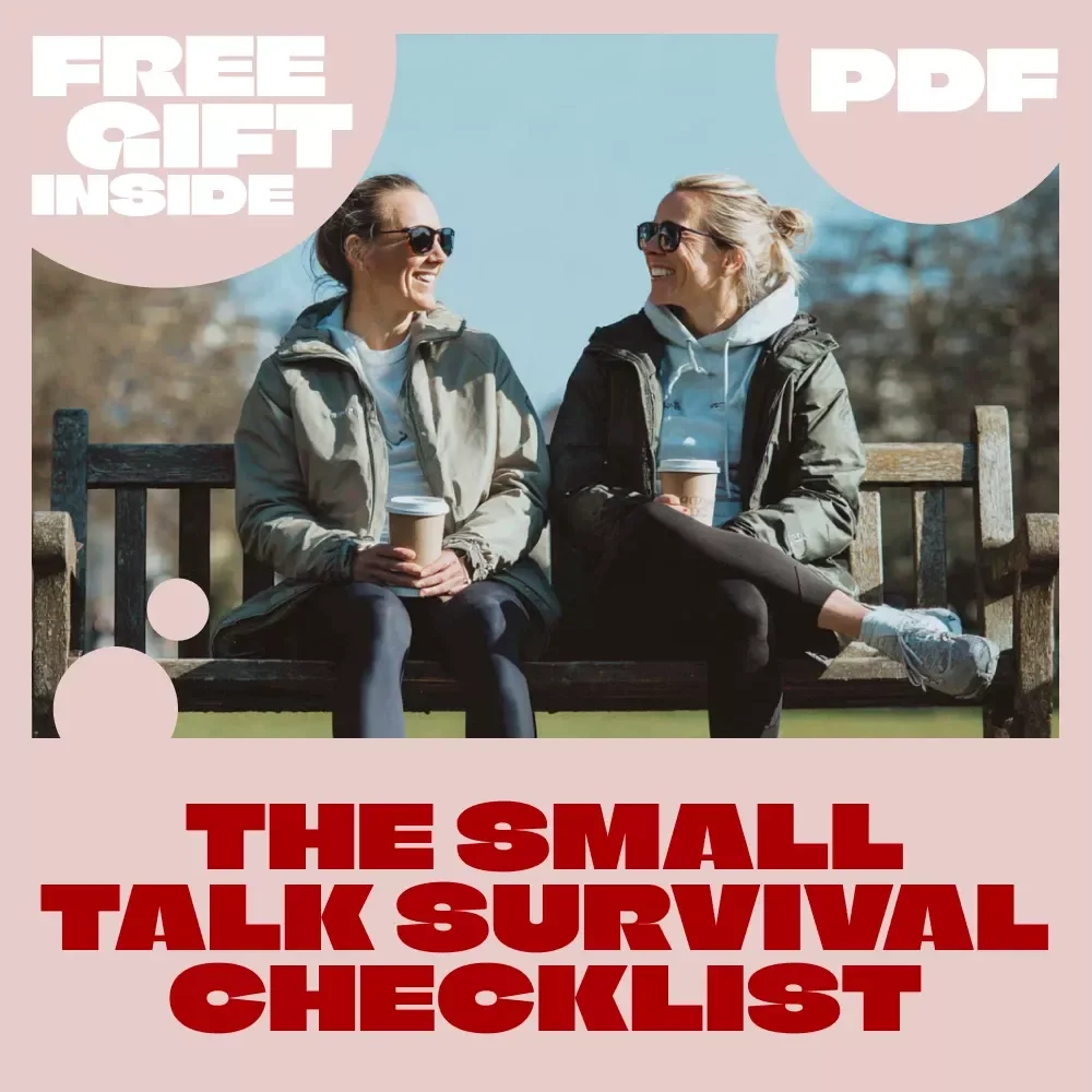 The Small Talk Survival Checklist | Digital Download Guide with Small Talk Questions, Conversation Starters & Social Skills Tips (eBook/Printable)