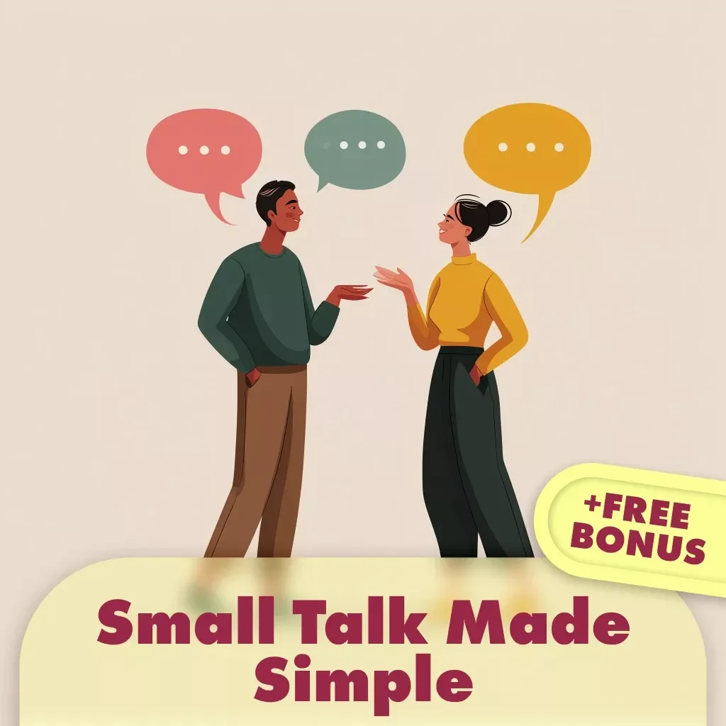 Small Talk Made Simple: Conversation Checklist | How to Make Small Talk | Digital Download eBook Guide for Social Confidence & Easy Conversation Starters