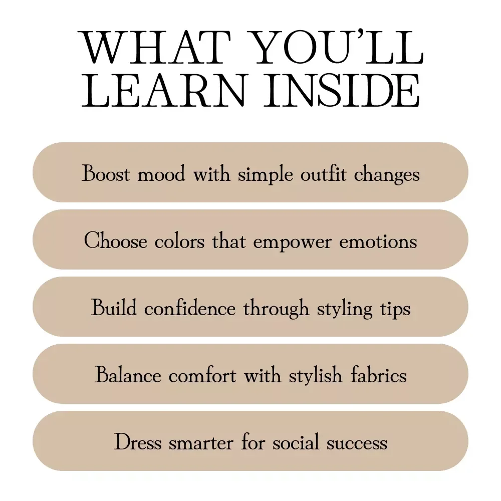 Fashion That Speaks | Ebook on Fashion Psychology: Dress to Influence Mood, Confidence & Style