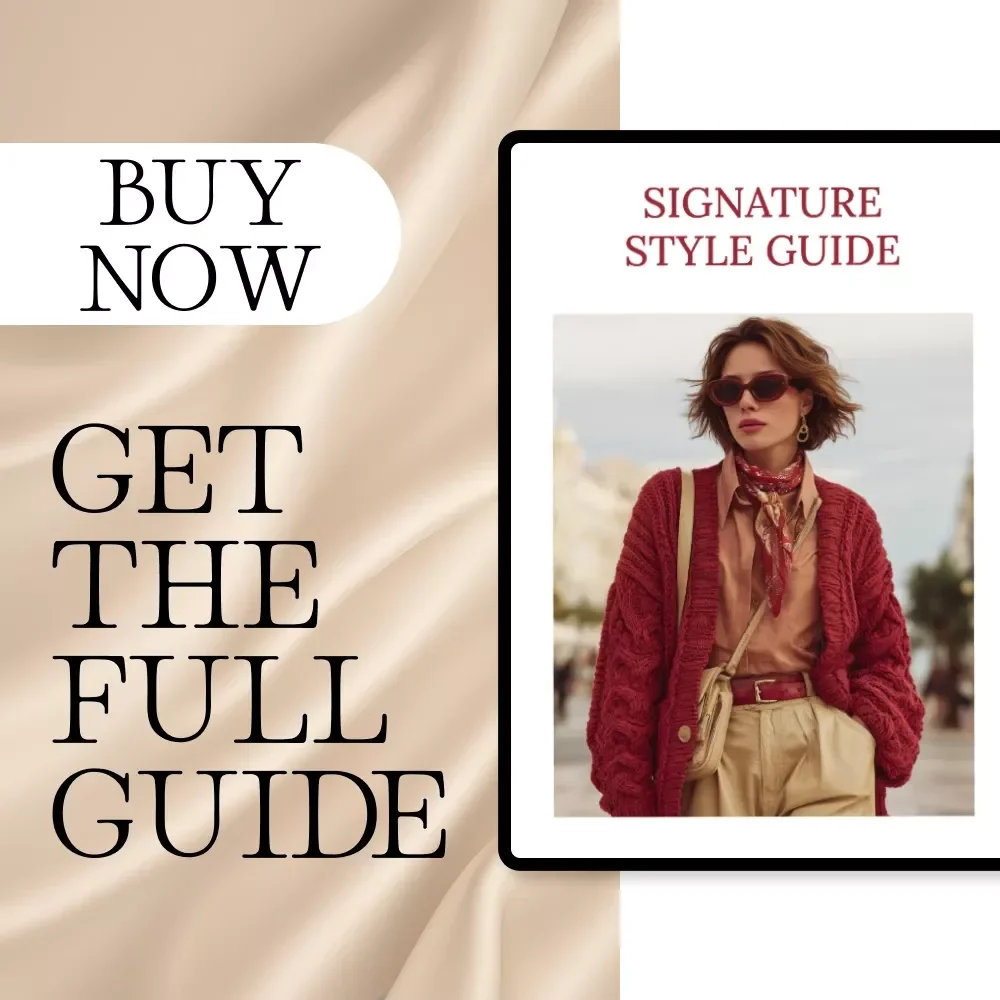 Signature Style Guide | Personal Branding Through Style Guide | Digital Download for Style, Confidence & Impact