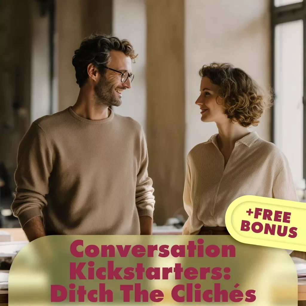 Conversation Kickstarters: Ditch the Clichés - How to Open Conversations Without Clichés - Digital Download Checklist
