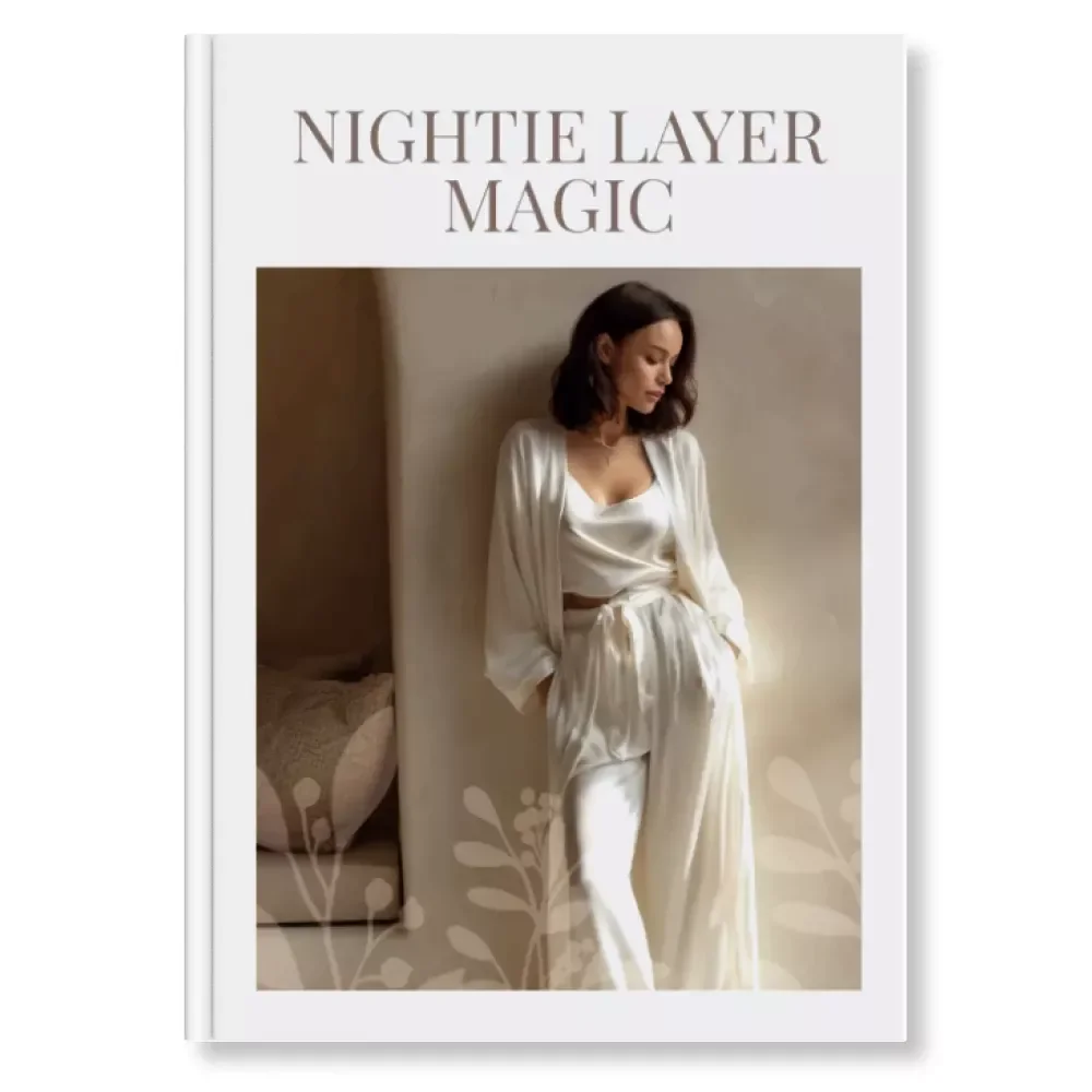 Nightie Layer Magic | Nightie Dress Layering Guide | Digital Styling eBook for Sleepwear to Daywear Outfit Inspiration