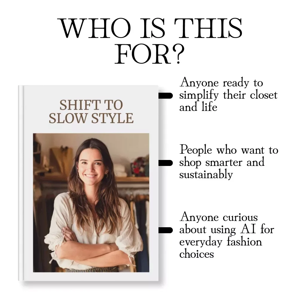 Shift to Slow Style | Printable Checklist for Slow Fashion Mindset Shift: Practical Steps, Wardrobe Audit, Capsule Closet & Sustainable Style Guide
