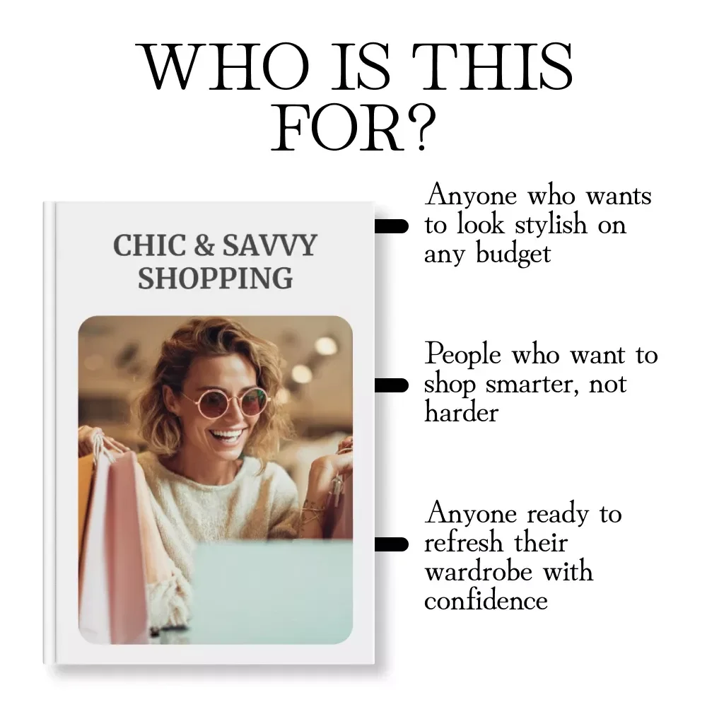Chic & Savvy Shopping | Smart Shopping Hacks for Fashion Lovers | Printable Fashion Checklist & Digital Download