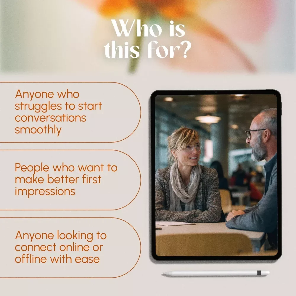 Mastering Conversation Starters | Best Conversation Starters Guide for Networking, Dating, and Everyday Chats | Digital Download