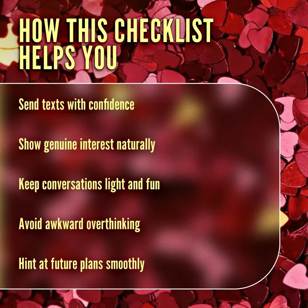 What to Text a Guy After the First Date Checklist | Digital Download Guide for Women | eBook for Confidence in Dating & First Date Text Ideas