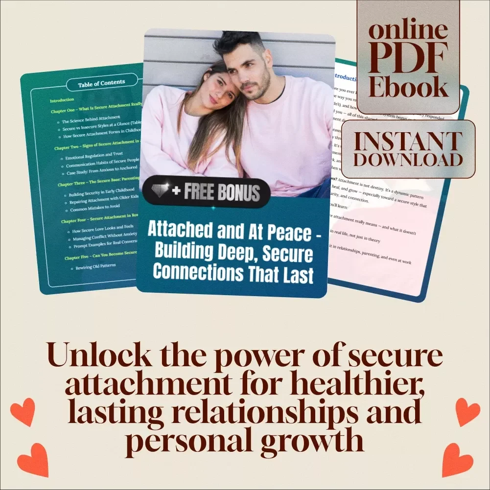Attached and At Peace – Building Deep, Secure Connections That Last | eBook Guide to Secure Attachment Style