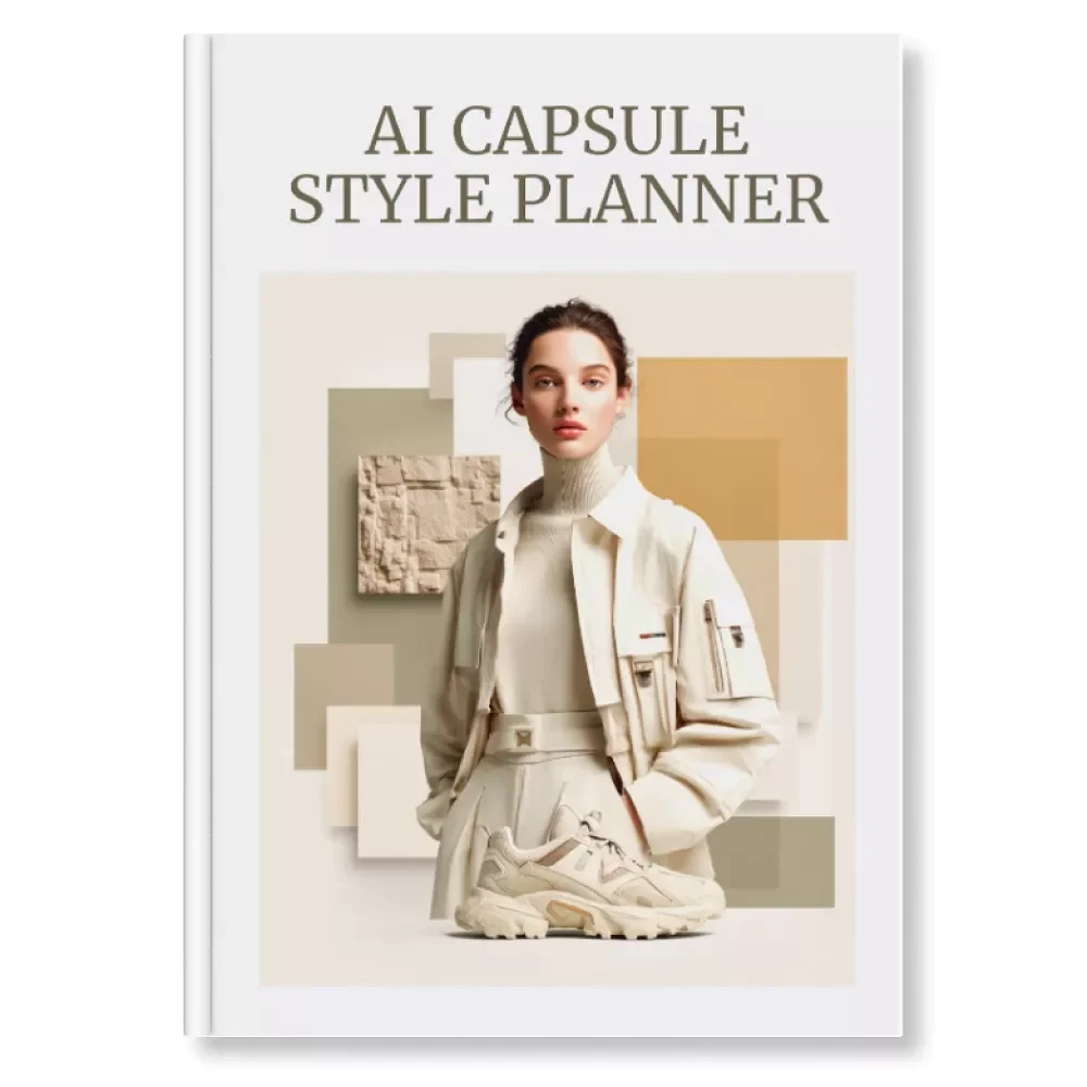 AI Capsule Style Planner | Digital Guide | AI-Driven Capsule Wardrobe Planner for Minimalist Fashion, Outfit Planning, and Style Confidence