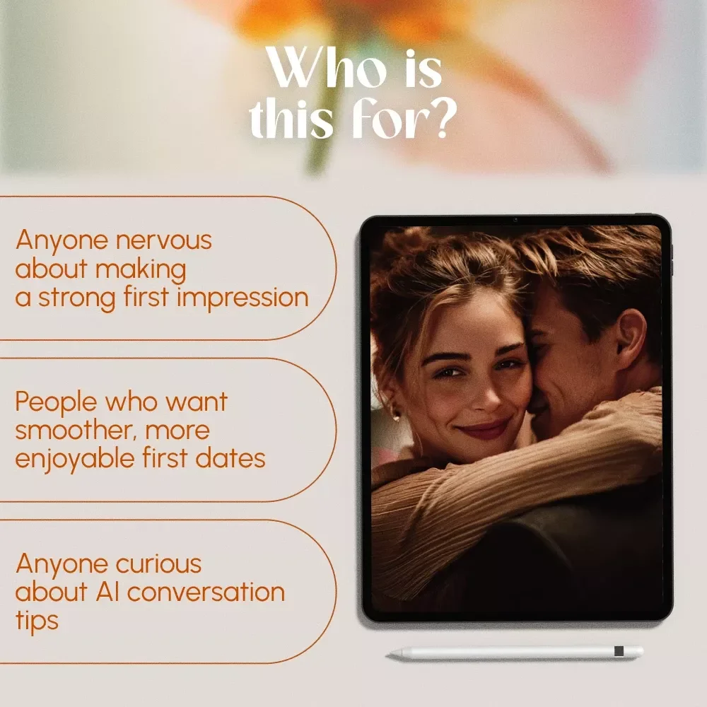 First Date Success: Making a Great Impression | First Date Tips eBook, Digital Guide & Conversation Checklist