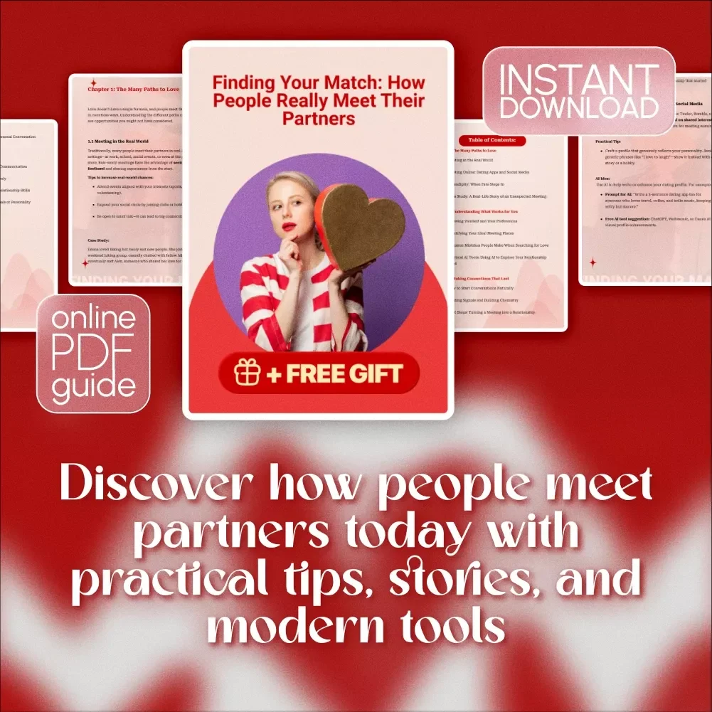 Finding Your Match: How People Really Meet Their Partners | Digital Guide on How Do People Meet Their Partners | Relationship Tips, Checklists & eBook