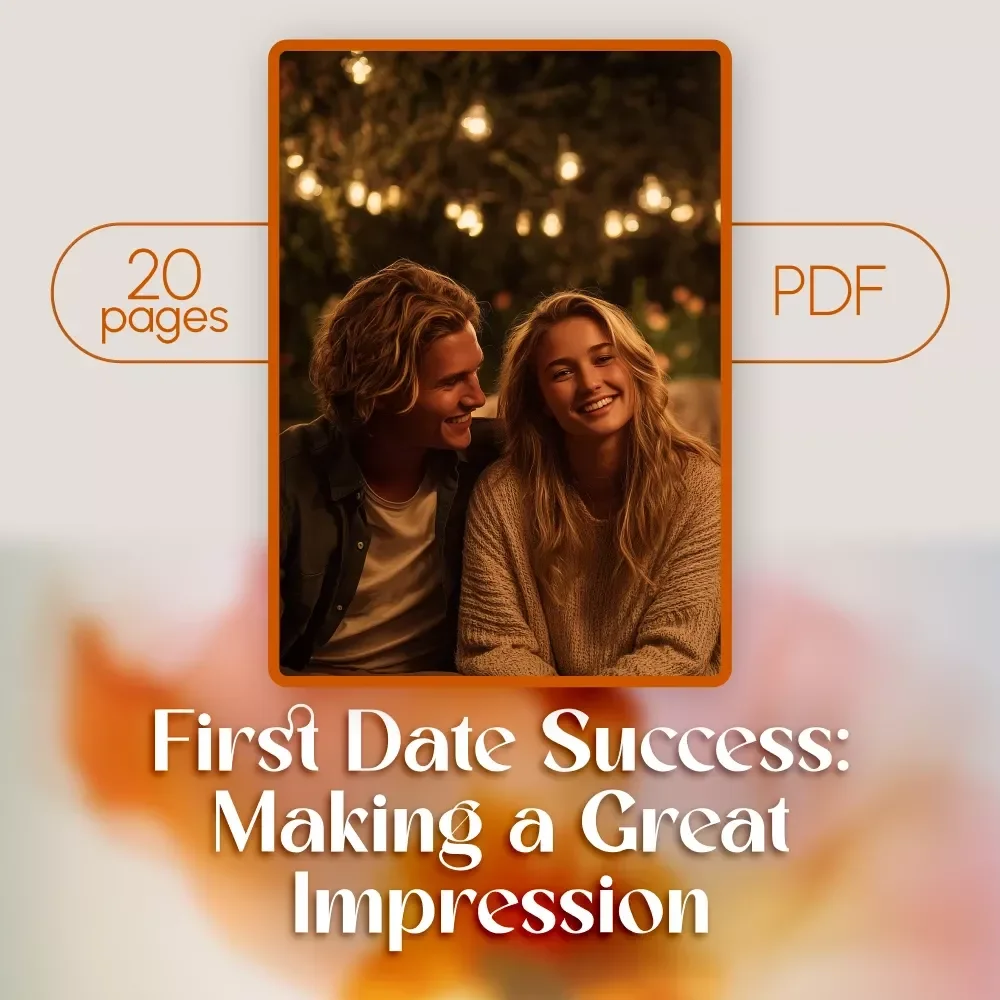 First Date Success: Making a Great Impression | First Date Tips eBook, Digital Guide & Conversation Checklist