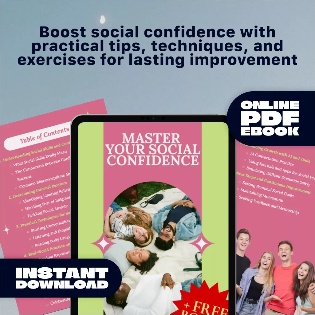 Master Your Social Confidence: The Ultimate eBook to Improve Social Skills and Confidence