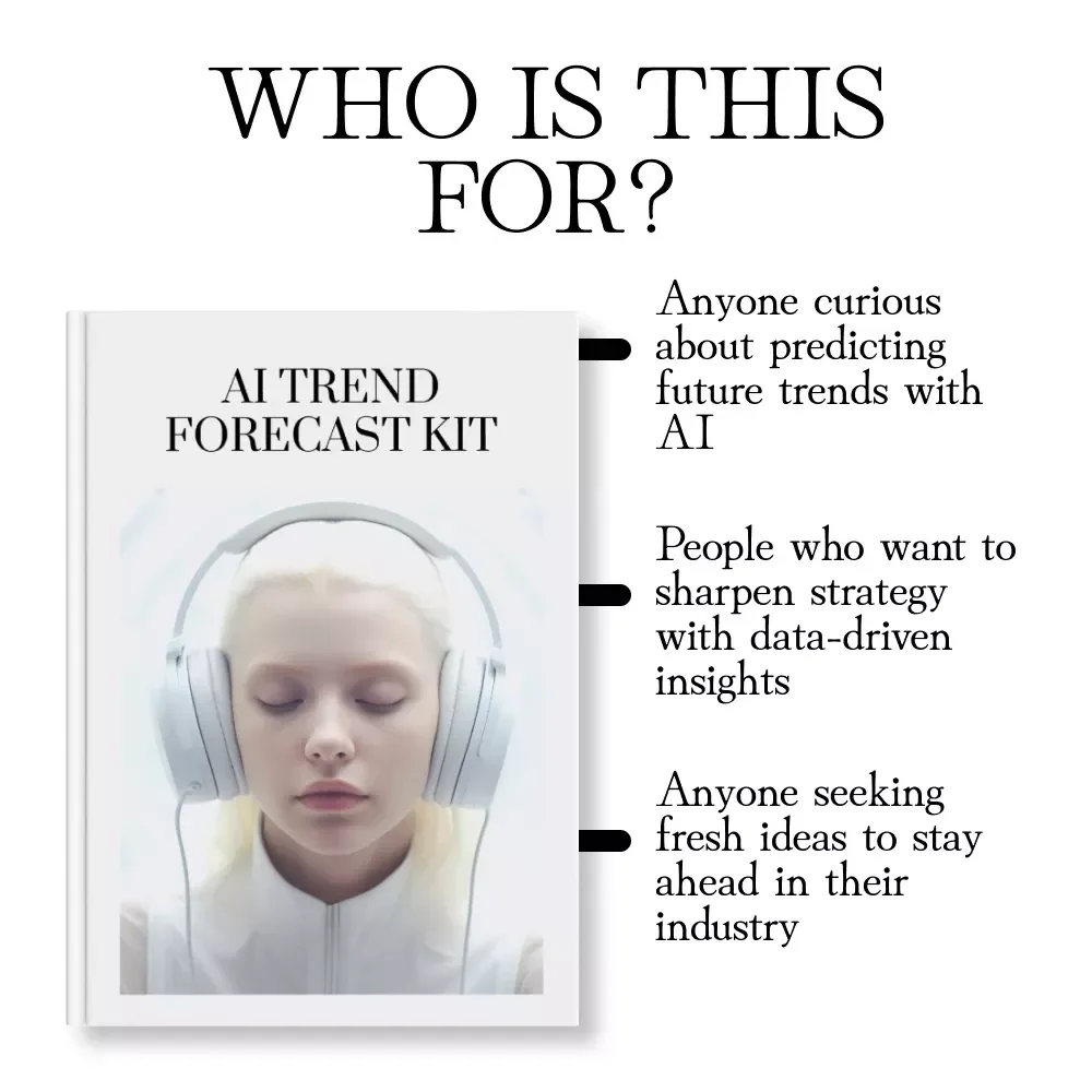 AI Trend Forecast Kit | AI-Powered Trend Forecast Checklist | Digital Download Guide, eBook & Prompt Pack for Entrepreneurs, Marketers & Innovators