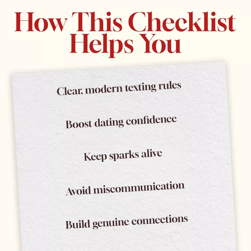 Who Should Text First After a First Date Checklist | Digital Dating Guide, Relationship Tips, Modern Etiquette, eBook Instant Download