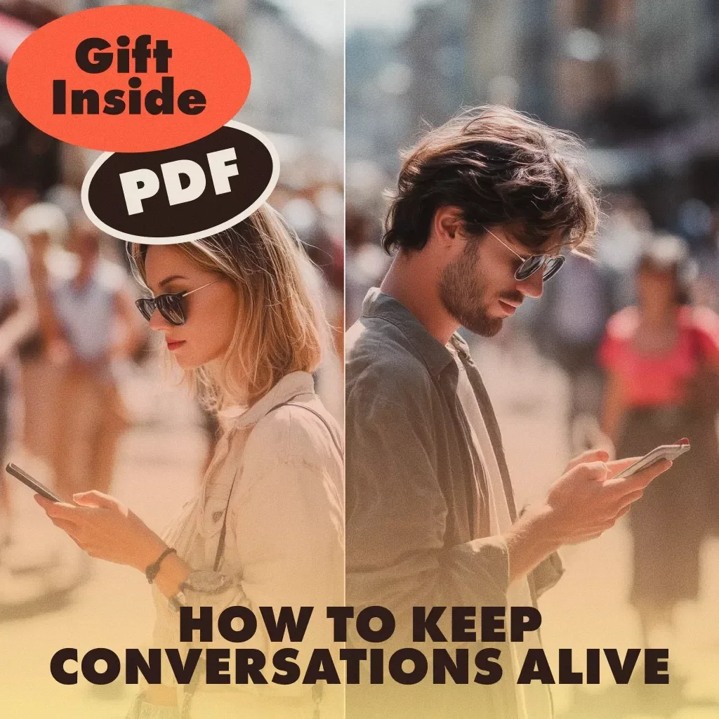 How to Keep Conversations Alive | Digital Guide on How to Avoid Dry Texting, Boost Chat Flow & Create Engaging Connections | eBook, Checklist, Conversation Starter Resource