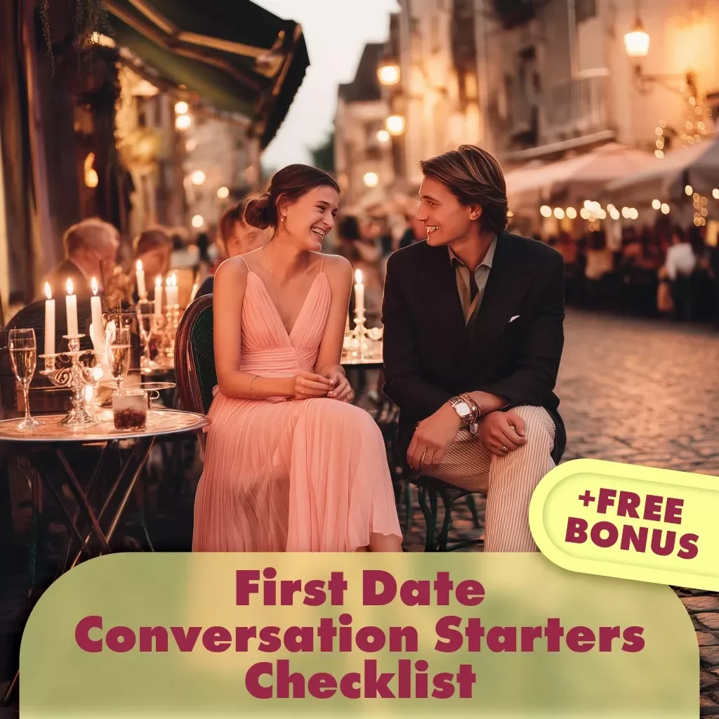 First Date Conversation Starters Checklist: Spark Connection, Avoid Awkward Silence | Digital Download eBook, Printable Guide for Singles, Dating Icebreakers & Conversation Skills