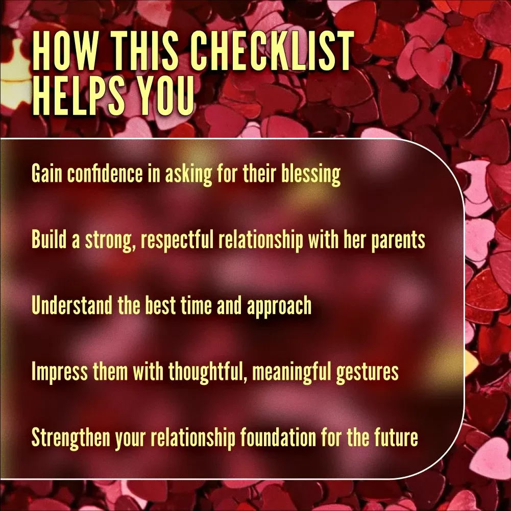 Winning Her Parents’ Blessing: A Fun Checklist – How to Ask Girlfriend’s Parents for Blessing