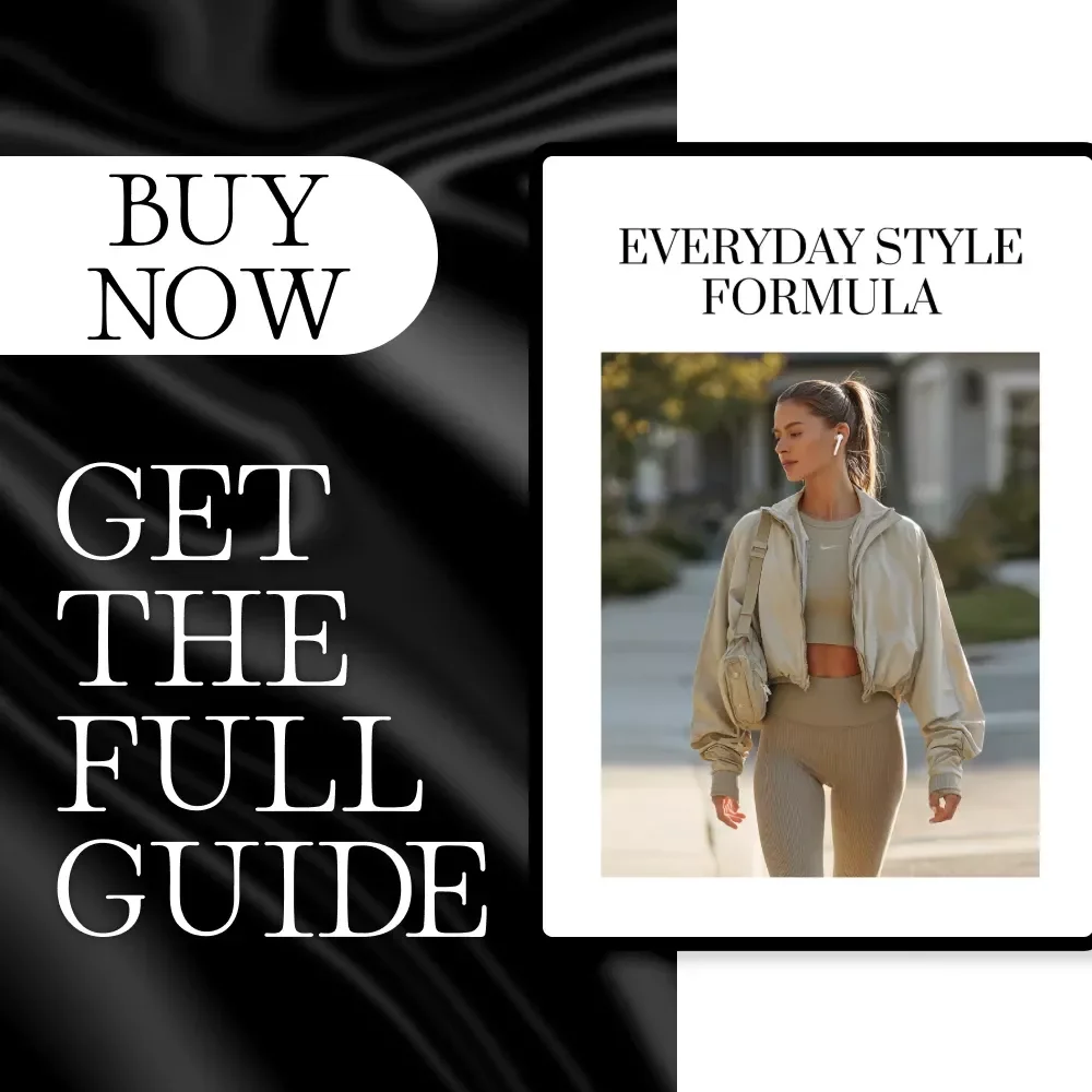 Everyday Style Formula | Digital Guide for Effortless Everyday Activewear Outfit Formula | Capsule Wardrobe Styling Tips, eBook & Checklist