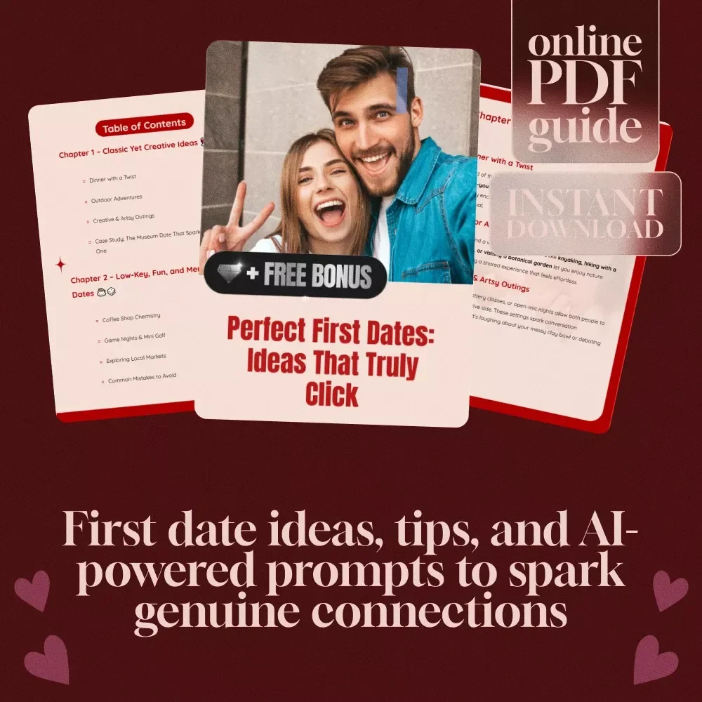 Perfect First Dates: Ideas That Truly Click | Guide for Great First Date Ideas, Creative Romantic Inspiration, and Easy Planning Tips (Digital Download)